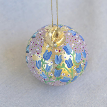 HAND PAINTED CLAY BAUBLES