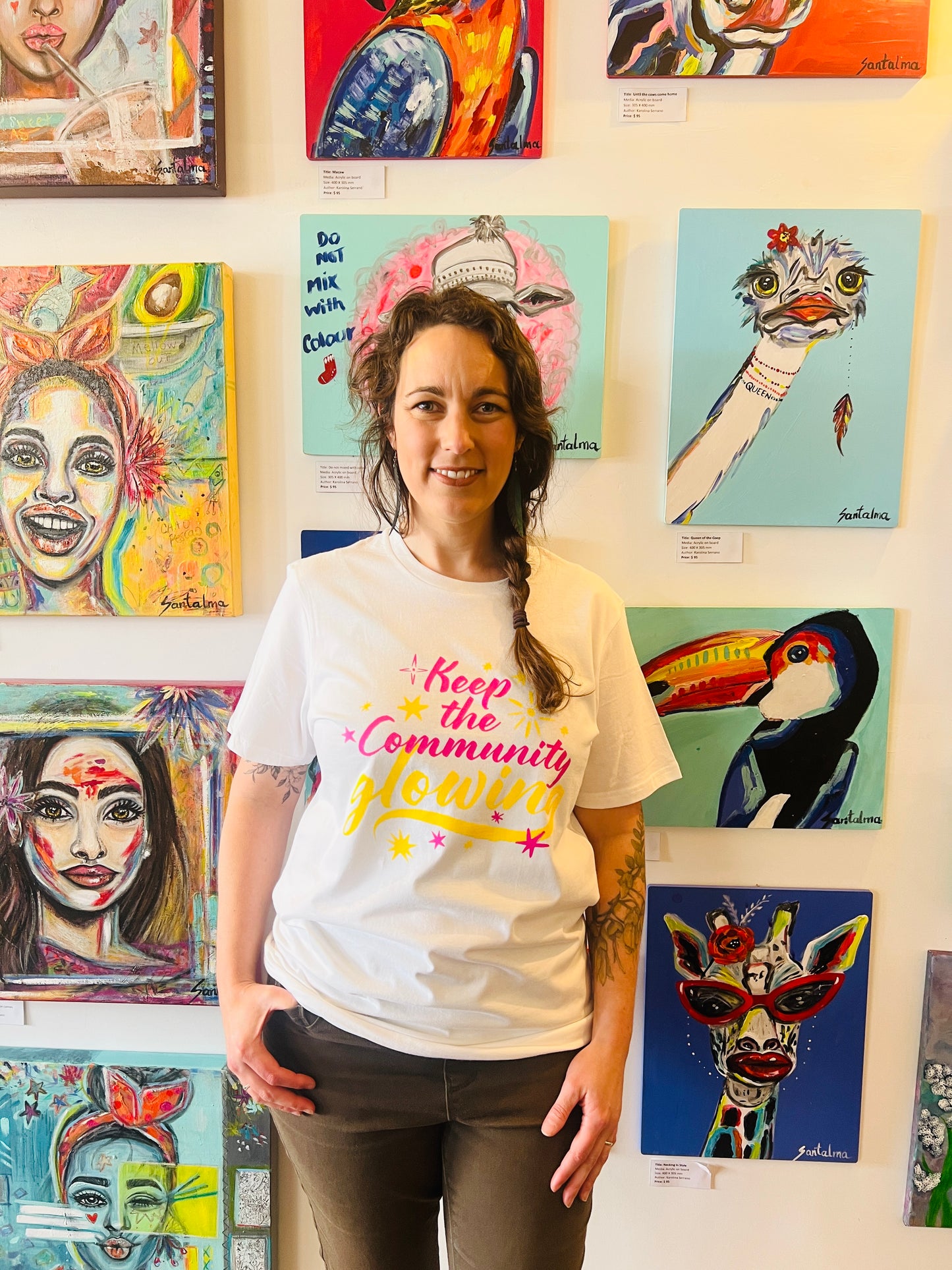 KEEP THE COMMUNITY GLOWING T SHIRT