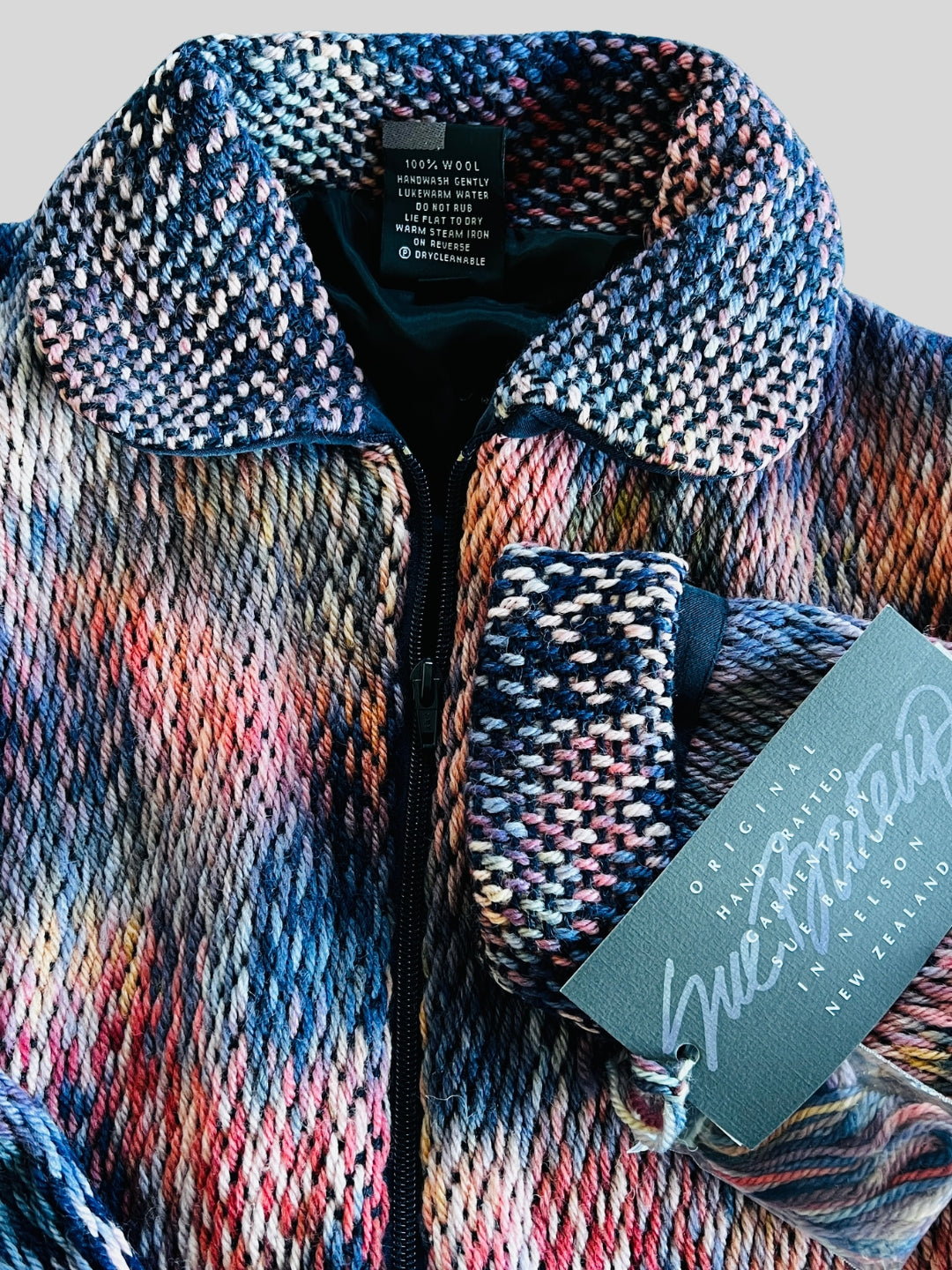 Handwoven Oversized Wool Jacket