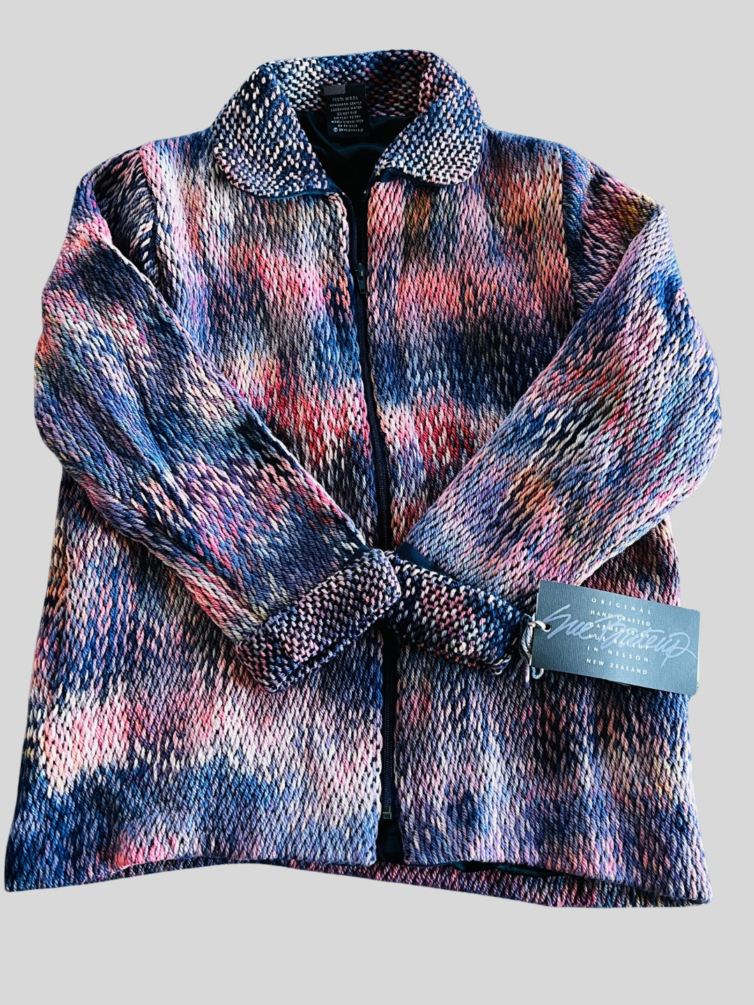 Handwoven Oversized Wool Jacket