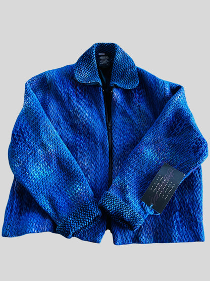 Handwoven Oversized Wool Jacket