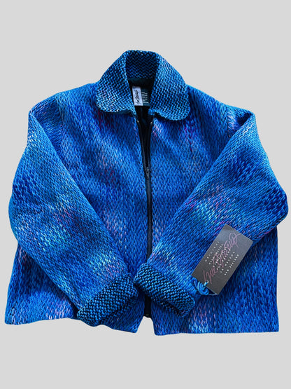 Handwoven Oversized Wool Jacket