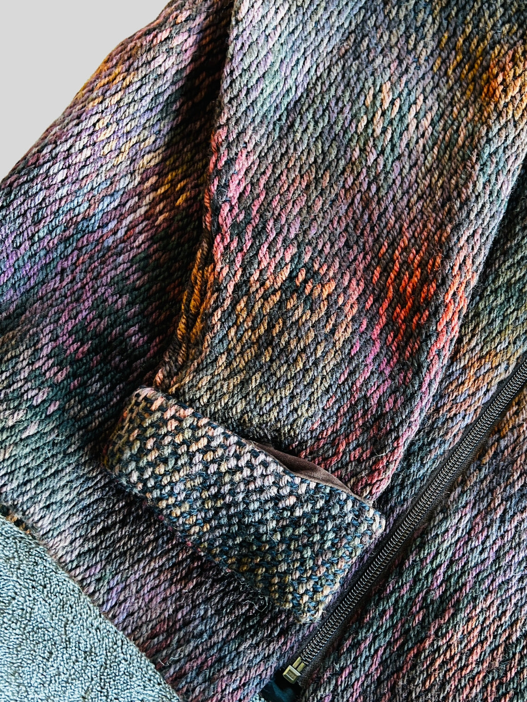 Handwoven Oversized Wool Jacket