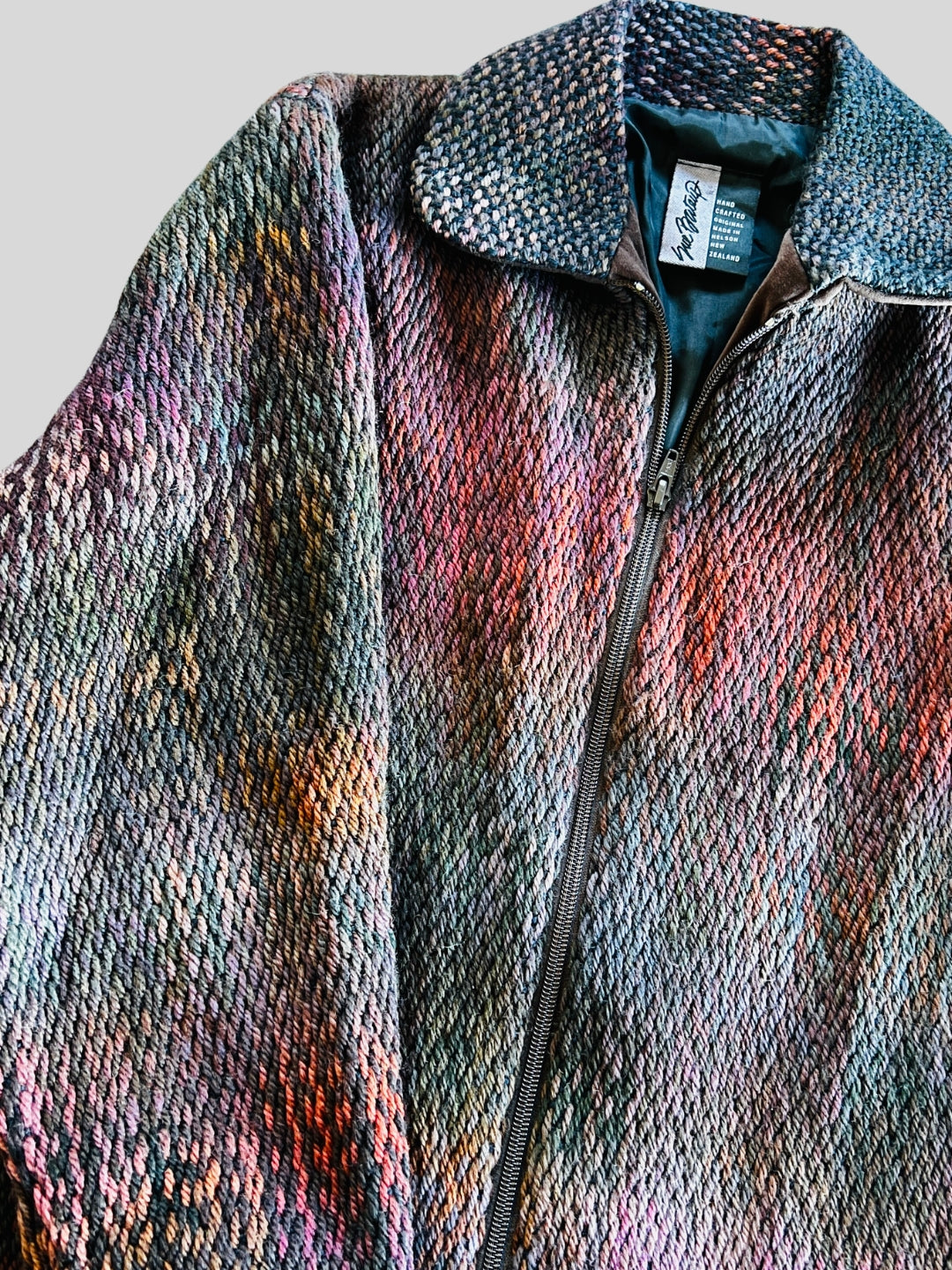 Handwoven Oversized Wool Jacket