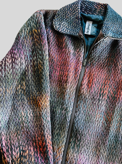 Handwoven Oversized Wool Jacket