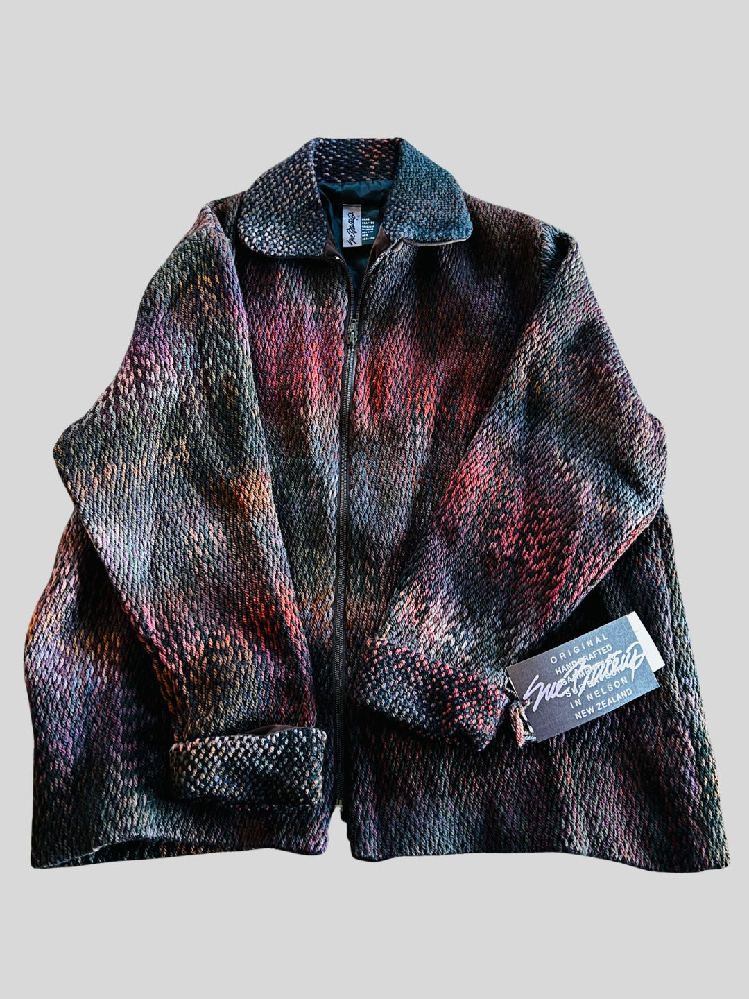 Handwoven Oversized Wool Jacket