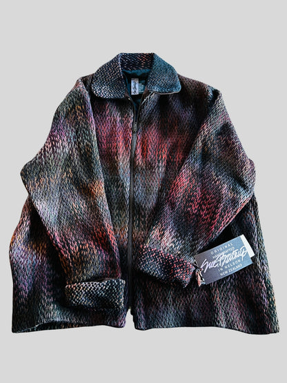 Handwoven Oversized Wool Jacket