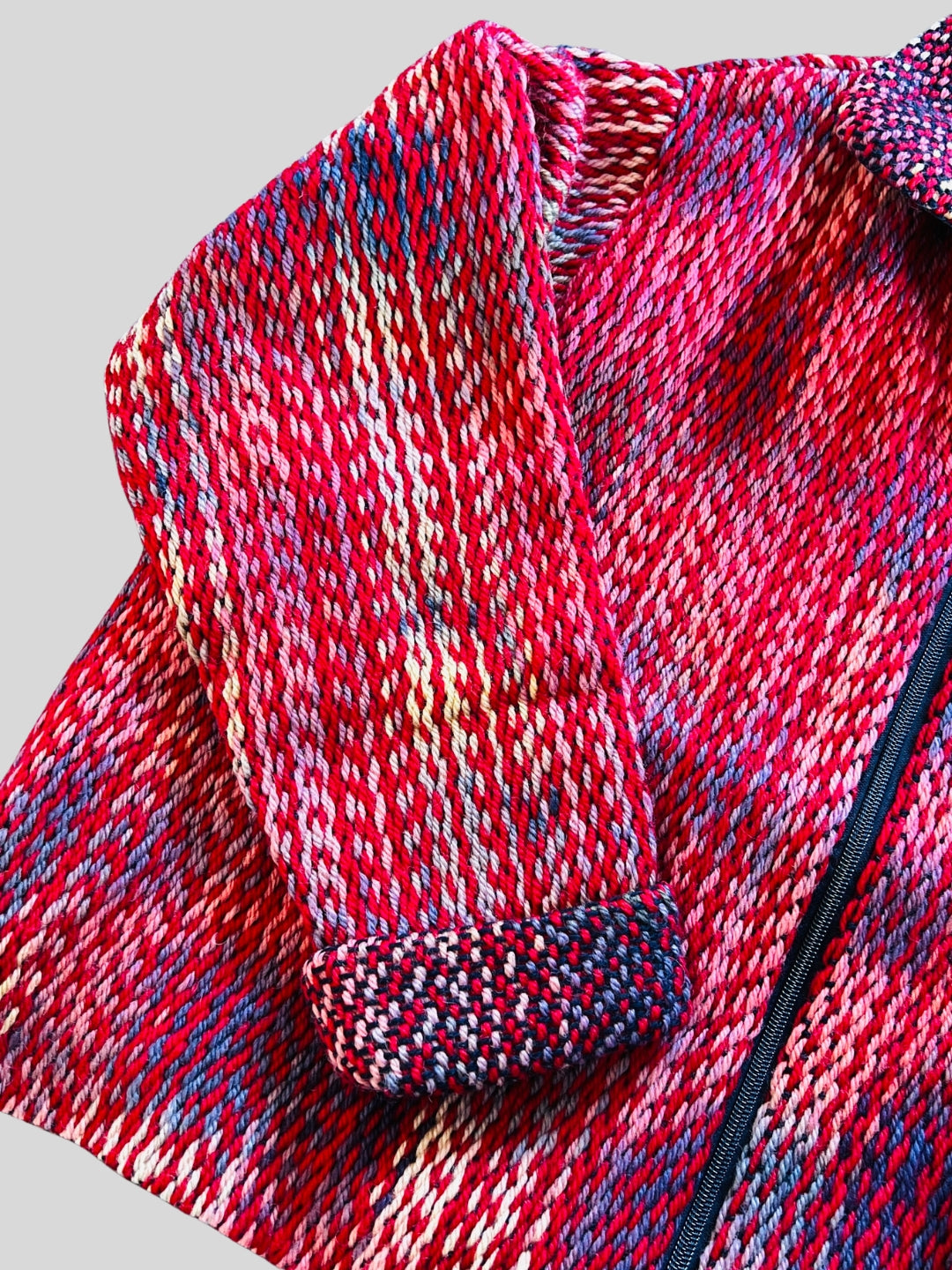 Handwoven Oversized Wool Jacket