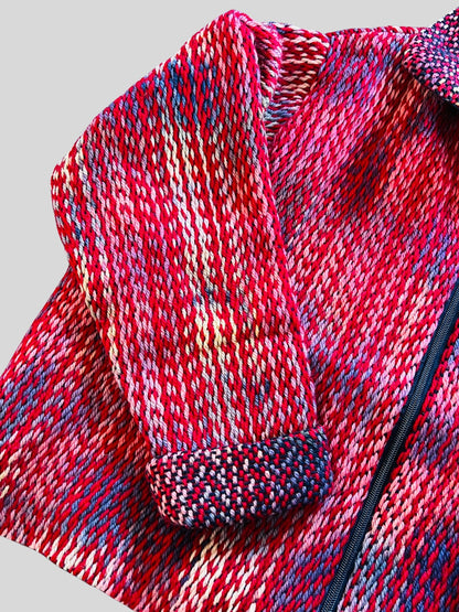 Handwoven Oversized Wool Jacket