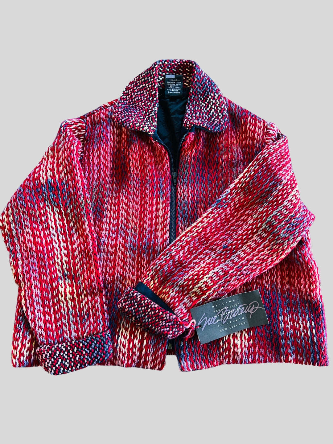 Handwoven Oversized Wool Jacket