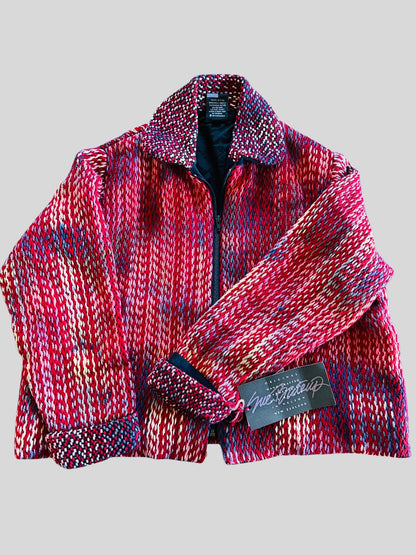 Handwoven Oversized Wool Jacket