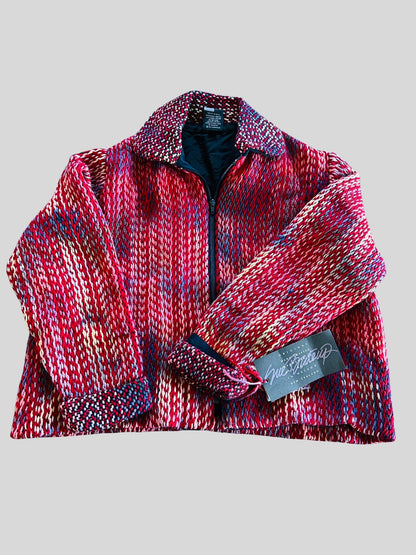 Handwoven Oversized Wool Jacket