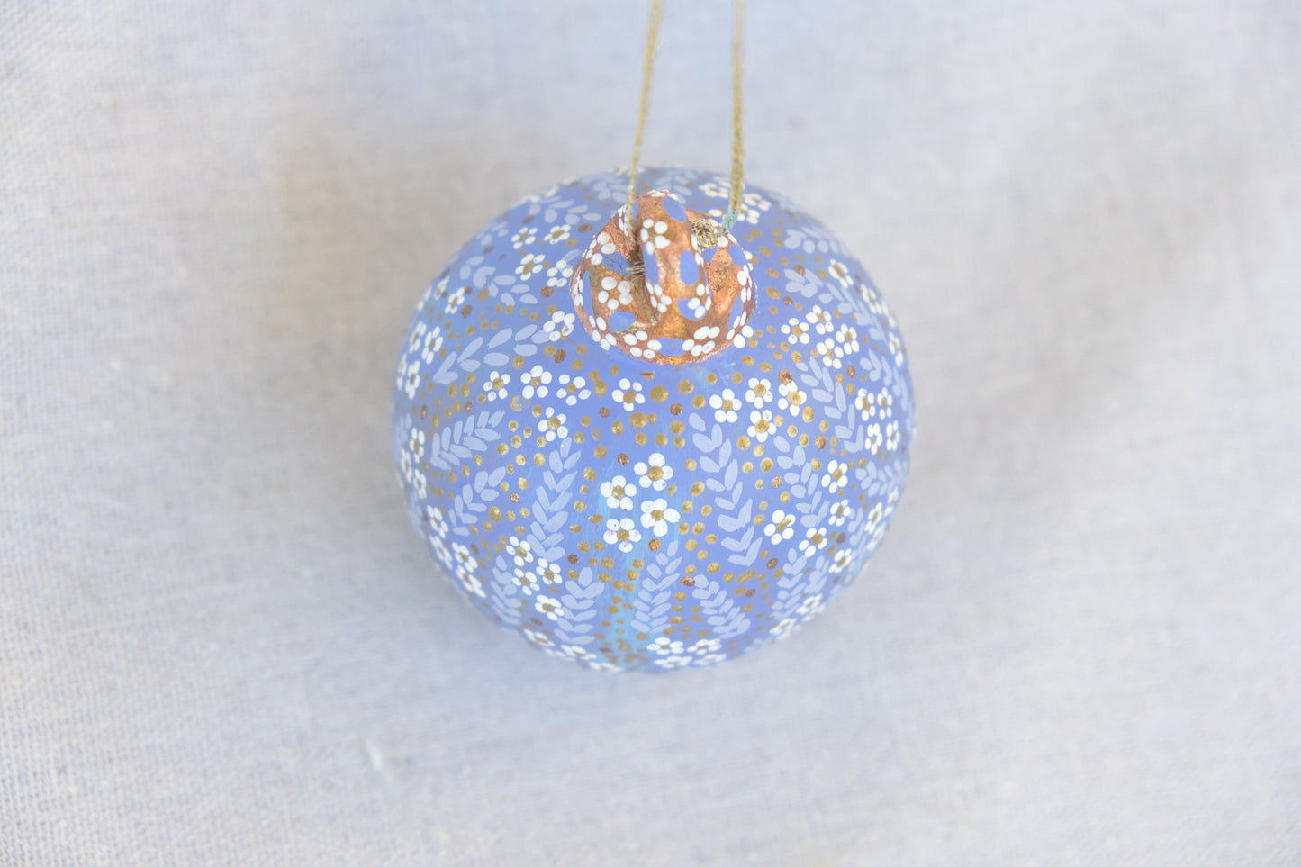 HAND PAINTED CLAY BAUBLES
