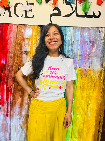 KEEP THE COMMUNITY GLOWING T SHIRT