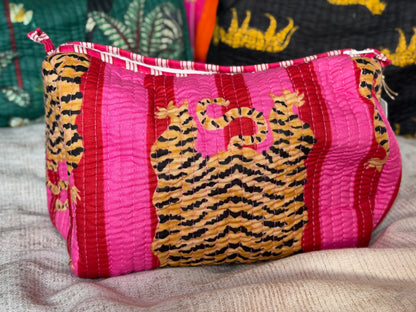 Large Quilted Travel Wash Bag