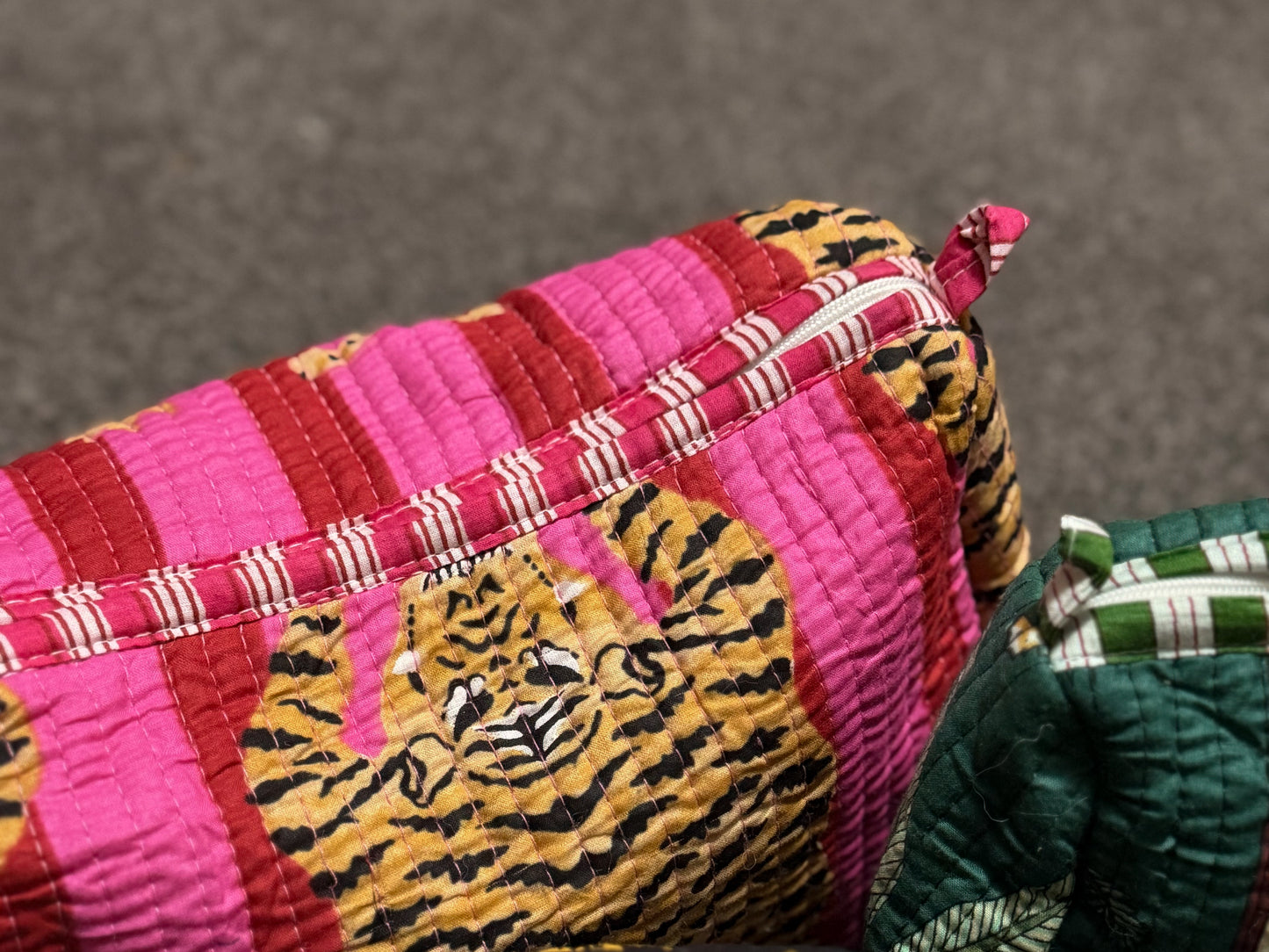 Large Quilted Travel Wash Bag